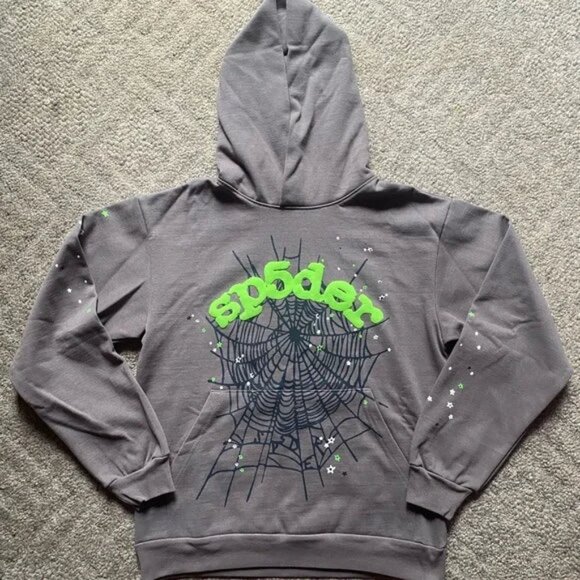 Spider Hoodie 'Slate' Green (Read description)